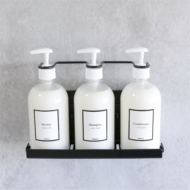 Triple Amentiy Bottle Holder For Shower Room